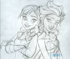 Elsa And Anna Photo Anna And Elsa Disney Artwork Disney Sketches Disney Concept Art