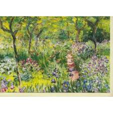 Kunstkarte Monets Garten In Giverny 1900
