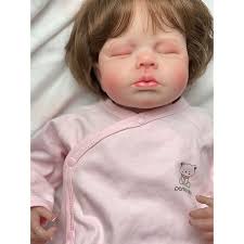 Yeniden Doğmuş Bebek Bebek 48cm Hayat Benzeri El Yapımı Loulou/Timothy 3D  Cilt Koleksiyon Sanat Bebek Yi TL4,637.09