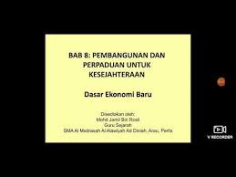 Nota sejarah tingkatan 5 bab 1 lengkap dan terkini pendidikanmalaysia com. Formula Sejarah Dasar Ekonomi Baru Bab 8 Ting 5 Youtube