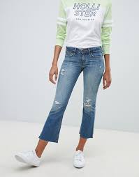 Submitted 3 years ago by grindinitout. Hollister Destroyed Kick Flare Jeans Asos