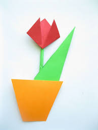 Origami Blume Falten 7 Ideen Mit Faltanleitung Fur Beliebte Blumen Blumen Falten Origami Blume Tulpe Falten