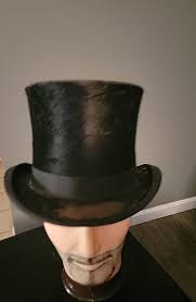 Antique Cotrell & Leonard Beaver Top Hat