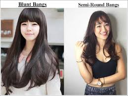 Wavy leveled bangs korean hairstyle. Korean Side Bangs For Long Hair Novocom Top