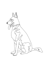 Malvorlagen Hunde
