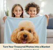 Amazon.com: Fabric Textile Products Se envía al día siguiente - Manta  personalizada con imagen - Impreso en Estados Unidos - Manta de fotos ...