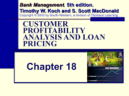 Customer profitability customer profitability starts with the customers connection to many different banking products. Customer Profitability Analysis And Loan Pricing