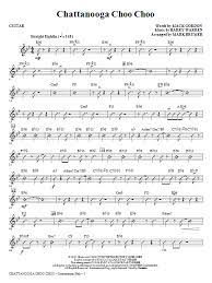 Learn to play guitar by chord / tabs using chord diagrams, transpose the key, watch video lessons and much more. Mark Brymer Chattanooga Choo Choo Guitar Sheet Music Download Pdf Score 265874