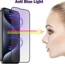 For iPhone 15 /15 Pro/15 Pro Max/15 Plus Anti Blue Light Glass Screen  Protector