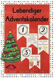 Lebendiger Adventskalender Unterrichtsmaterial Im Fach Fachubergreifendes In 2020 Lebendiger Adventskalender Adventkalender Adventskalender