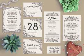 Free Wedding Psd Package Templates With Sepia Rose Free Wedding Invitation Templates Wedding Invitations Printable Templates Free Printable Wedding Invitations
