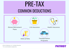 Feb 24, 2021 · most plans don't count your copays toward your health insurance deductible. What Are Pre Tax Deductions Definition List Example