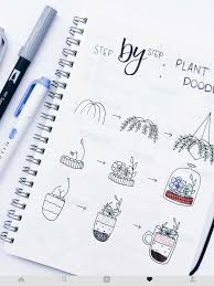 Pin By Shannon Saram Naomi On How To Draw Bullet Journal Ideas Pages Bullet Journal Doodles Plant Doodle