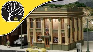 Citizen S Savings And Loan Ho Scale Built Ready Woodland Scenics Ho Scale Buildings Ho Scale Building