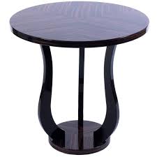 Sensational French Art Deco Style Tulip Side Table In Macassar Tulip Side Table Art Deco Fashion French Art Deco