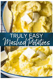 This Easy Mashed Potatoes Recipe Needs A Place At Your Table This Holiday Season Deliciou Mashed Potatoes Recipe Easy Easy Mashed Potatoes Easy Potato Recipes