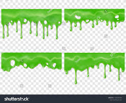 Realistic Dripping Slime Seamless Green Stain Of Drippings Poison Drops Mucus Drip Drop Toxic Goo Sticky Radioactive 3d R Slime 3d Shapes Vector Illustration