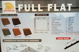 Informasi pemesanan genteng bisa langsung klik gambar whatsapp ini. Genteng Keramik Minimalis Kanmuri Full Flat Medi Series Shopee Indonesia