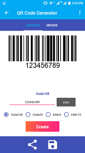 Conveniente aplicación para diseñar códigos qr. Generador De Codigo De Barras For Android Apk Download