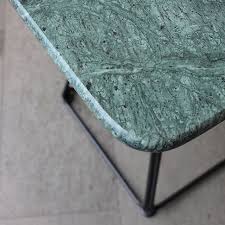Verde Rajasthan Marble Table Top In Our Showroom Quarried In India This Naturally Occurring Stone Top Is A Gorgeous Marble Table Top Marble Table Stone Top