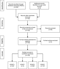Systematic Review Flow Chart Of The First Literature Search