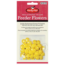 209, 211, 216, 260p, and 262 hummingbird feeders blister pack contains 9 yellow plastic flowers per pack brand. Perky Pet 9 Piece Yellow Hummingbird Feeder Replacement Flowers Overstock 15002924