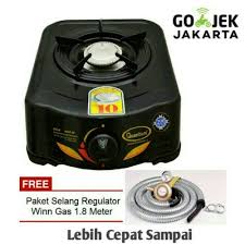 Minimalis kompor berwarna hitam cantik ini cocok untuk dapur di rumah, kost, kontrakan dan lainnya. Jual Kompor Gas Quantum Qgc 101r Selang Paket Winn Api Biru Berkualitas Ok Kota Tangerang Hayden Bintang Utama Tokopedia