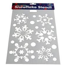11printable paper snowflake templates for christmas holiday crafts. 21cm X 30cm Re Usable Christmas Snowflake Pattern Stencil Template Amazon Co Uk Kitchen Home
