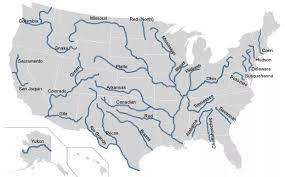 Use this interactive map to learn about the columbia river system including reservoir levels, dams, reservoirs and hydro generation. Map Of Us Rivers Labeled Maping Resources
