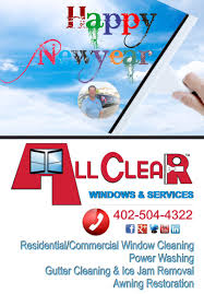 They perform commercial window cleaning and pressure. All Clear Windows On Twitter All Clear All Year Our Slogan Happy New Year Our Omaha Window Cleaning Company Thanks You 4 Your Business Https T Co 6dlqzizft8