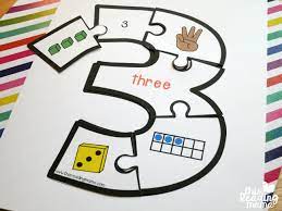 We have beautifully designed numbers 1 to 10, where each number contains the figure itself, its reference. Printable Number Puzzles 1 10 Numbers Preschool Number Puzzles Numbers Kindergarten
