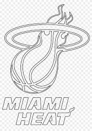 Beautiful nba kobe bryant basketball player coloring pages with. Heat Com Free For Personal Basketball Team Logo Coloring Page Clipart 64075 Pikpng