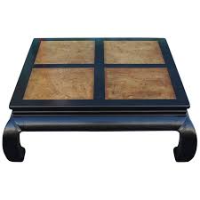 The size of this stool is 20x14x26. Two Tone Burl Wood Ming Style Square Coffee Table By Henredon At 1stdibs