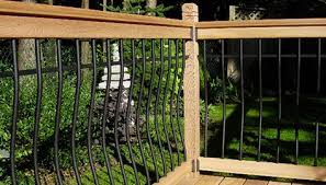 It looks pretty detailed, but if you have a crafty mind then you the horizontal railings aren't typical but they just might be the style that works for your home. Wood Deck Railing Kits Decksdirect