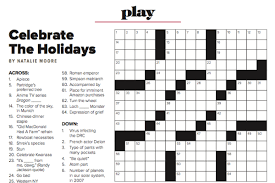 Get hints, track time, print, access previous puzzles and much more. Saratoga Living The Holiday Issue Crossword Puzzle And Word Ladder Answer Keys Saratoga Living