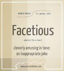Facetious Uncommon Words Interesting English Words Weird Words