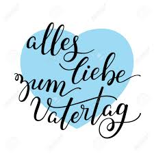 Vatertag 2022 und vatertag 2023. Hand Lettering Father S Day With Heart In German Alles Liebe Royalty Free Cliparts Vectors And Stock Illustration Image 77455464