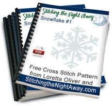 Use them to add a shimmery touch to gifts or string them as a sparkly garland. Snowflake Free Cross Stitch Pattern Stitching The Night Away