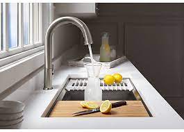 Kitchen faucets are one of the grimiest spots in your home. Sensate Touchless Kitchen Sink Faucet With Kohler Konnect Kohler