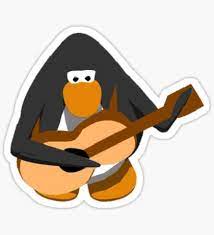 Club Penguin Stickers Guitar Stickers Club Penguin Club Penguin Memes