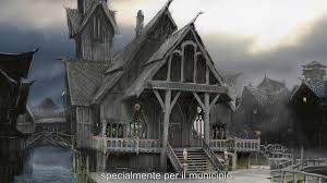 The Hobbit Esgaroth Lake Town Pontelagolungo The Hobbit Miniature Houses Fantasy World