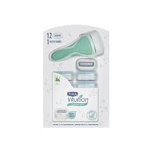 For a close, simple shave that moisturizes during shaving, the skin moisturizing solid surrounding the razor eliminates the need for shave gel, soap, or body wash. Schick Intuition Plus Sensitive Care Razor Cartridges 12 Pk Caja Usa