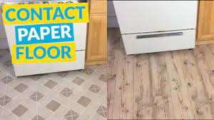 Jen (photo above) from inside ways chose these great gold polka dots for an easy and graphic statement. Contact Paper Floor Youtube