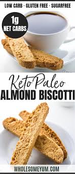 I love using alternative, less refined, more nutritious flours and realized that almond flour would be perfect. Low Carb Almond Flour Biscotti Paleo Sugar Free This Paleo Low Carb Biscotti Recipe Is Prepared Sugar Free Low Carb Gluten Free Biscotti Biscotti Recipe