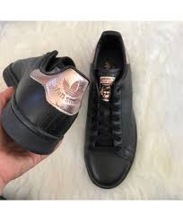 Black And Rose Gold Adidas Sneakers Adidas Stan Smith Pink Gold Black Shoes Portability Is Very Very Res Adidas Black Gold Pi Adidas Shoes Stan Smith Rose Gold Adidas Rose Gold Sneakers