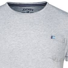 Jockey Pyjama T Shirt For Men Heather Grey In Large Sizes Up To 6xl