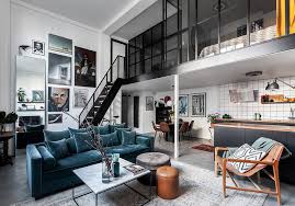 A mezzanine floor not only gives you more room to enjoy in your home, it allows you to add personality into the space with extra design features and decoration. Stylish Masculine Loft In Sweden With Comfortable Mezzanine And Walk In Wardrobe Photos Ideas Design
