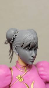 CHUNNERS! #SF6 style! , This was commissioned work and features ball  jointed hair buns, and bangs! Scaled to @jadatoys, Line , Commissions are  open guys so shoot me a dm if you're interested in ...