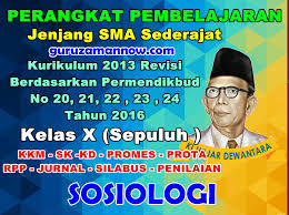 We did not find results for: Lengkap Sosiologi Perangkat Pembelajaran Sosiologi Kelas X Sepuluh Sma Kurikulum 2013 Revisi 2017 Infodikdasmen