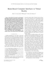 This paper discusses security issues, requirements and challenges that cloud service providers (csp) face during cloud engineering and some solutions to mitigate them. Brain Based Computer Interfaces In Virtual Reality Ieee Conference Publication Ieee Xplore